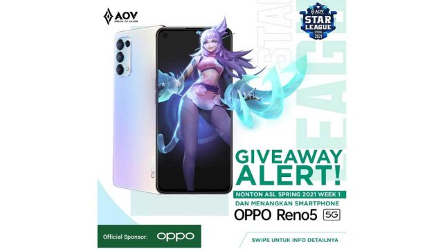 Giveaway OPPO Reno5 5G