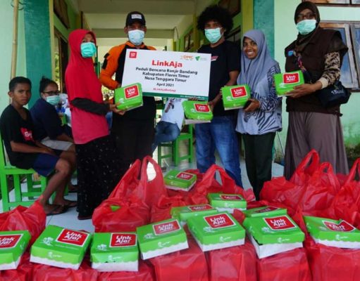 LinkAja Kirim Bantuan Pedulia Banjir Bandang NTT melalui Dompet Dhuafa LinkAja
