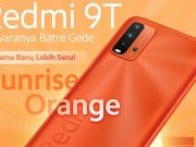 Warna Baru Sunrise Orange Lengkapi Koleksi Redmi 9T Redmi 9T
