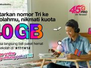 Tri Indonesia berikan Tambahan Kuota 40GB untuk SFH Tambahan Kuota 40GB