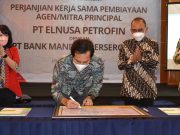 Elnusa Petrofin dan Bank Mandiri Berikan Layanan Pembiayaan Agen Elnusa Petrofin