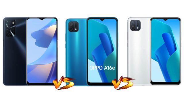 Adu fitur OPPO A16 A16k A16e