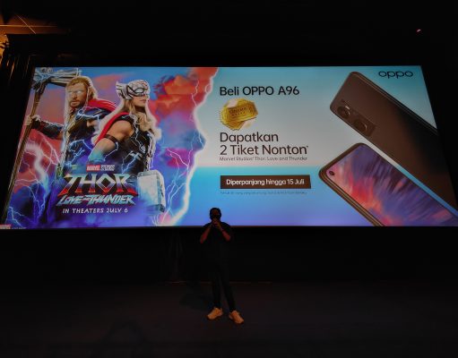 Program Beli OPPO A96 Gratis Tiket Nonton Thor: Love and Thunder Diperpanjang