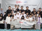 Olike Indonesia Donasikan 500 Smart Sajadah untuk Rumah Yatim Donasi Smart Sajadah Olike Indonesia