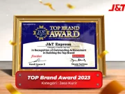 Konsisten Dalam Jasa Kurir, J&T Express Meraih Top Brand Award 2023