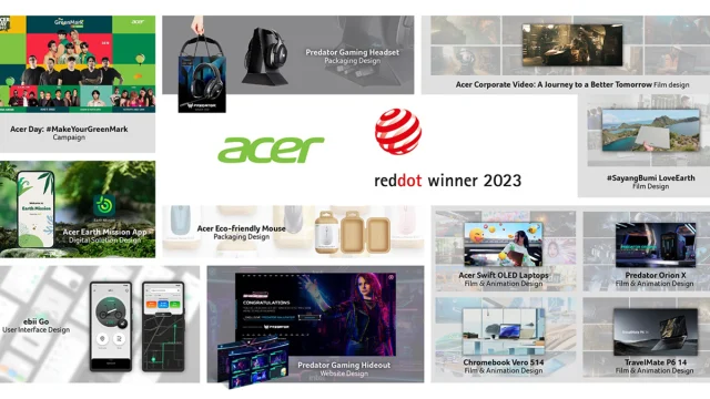 Acer Raih 12 Red Dot Awards