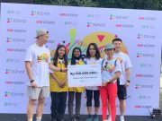 Hikvision & EZVIZ Berikan Donasi Kepada YKAI di Acara Color Run 2023