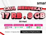 Smartfren Luncurkan Paket Gaul Merdeka, Rp 17 Ribu Dapat Kuota 8GB Paket Gaul Merdeka
