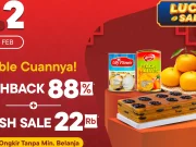 Lucky Sale Blibli Tawarkan promo Diskon Gede-Gedean Blibli Lucky Sale 2.2 Double Cuannya