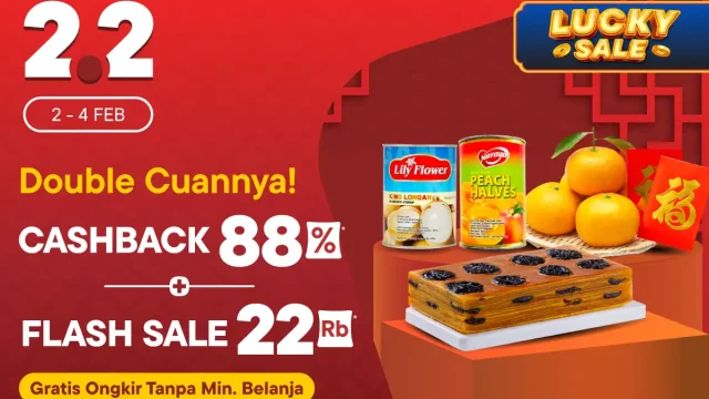 Blibli Lucky Sale 2.2 Double Cuannya