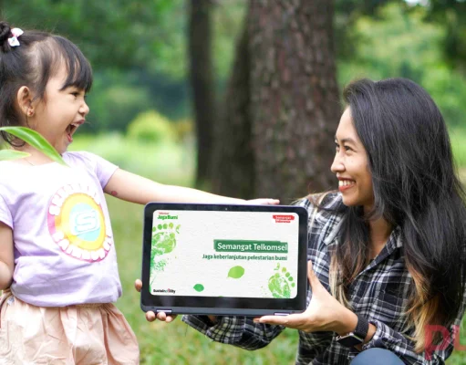 Telkomsel Jaga Bumi Ajak Pelanggan Ciptakan Jejak Kebaikan Telkomsel jaga bumi jejak kebaikan