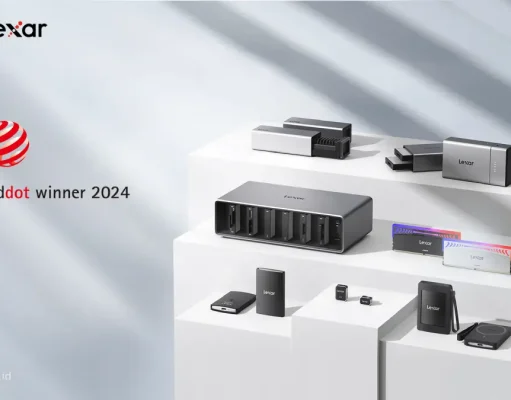 Lexar Rebut 7 Penghargaan di Red Dot Design Award 2024 Lexar red dot design award