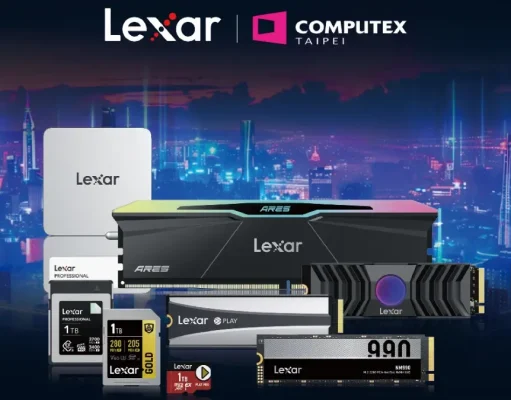 Lexar Ungkap Produk Andalan Terbaru di Pameran Computex 2024 lexar computex 2024