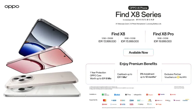 OPPO Find X8 Sudah Tersedia