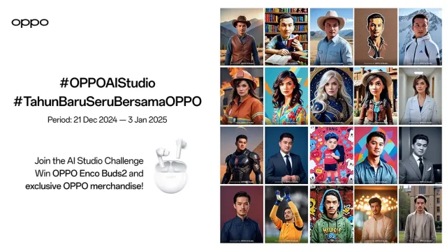OPPO AI Studio Tahun Baru