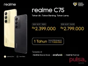 Bawa IP68 & IP69, realme C75 Resmi Meluncur, Dijual 2 Jutaan realme C75 resmi dijual 2 jutaan