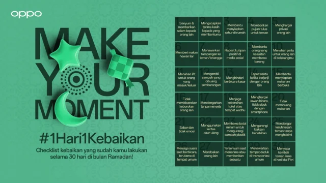 OPPO ramadan 1 hari 1 kebaikan