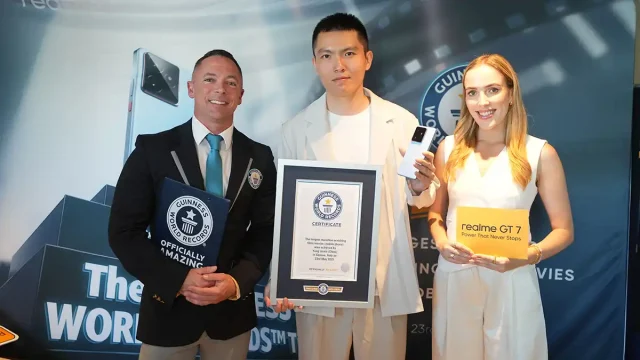 Guinness World Records realme GT 7