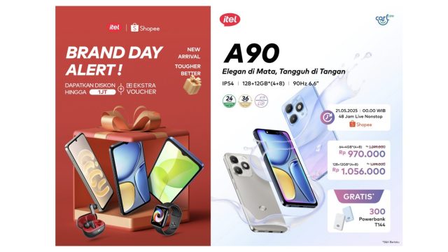 itel di Shopee Super Brand Day