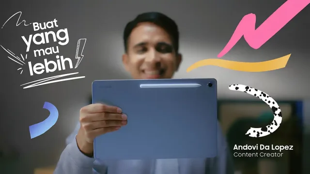 Tips Kerja Cerdas Pakai Galaxy Tab S10 FE ala Andovi Da Lopez