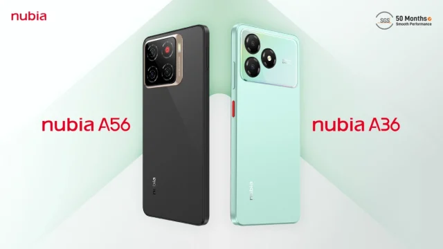nubia A36 nubia A56
