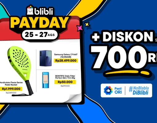 Belanja Smartphone hingga Raket Padel di Blibli Payday Blibli Payday Agustus 2025