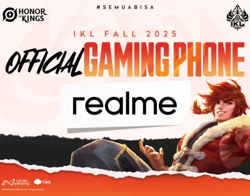 realme Kembali Jadi Official Gaming Phone HoK IKL Fall 2025 realme official phone JoK IKL 2025
