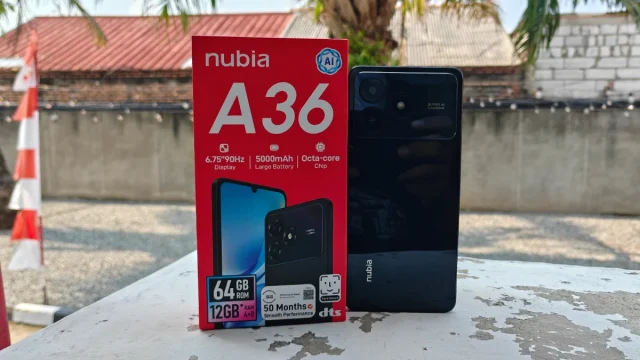 nubia A36 ponsel pemula review