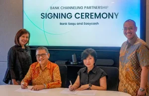 Easycash dan Bank Saqu Hadirkan Layanan Pembiayaan Inklusif Bank Saqu dan Easycash