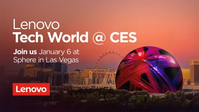 Lenovo Tech World Sphere Las Vegas CES 2026