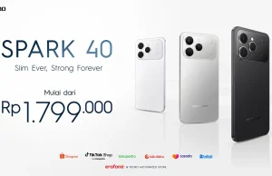 Hadir di Indonesia, TECNO SPARK 40 Punya Desain ala iPhone 17 Pro Max Price TECNO SPARK 40