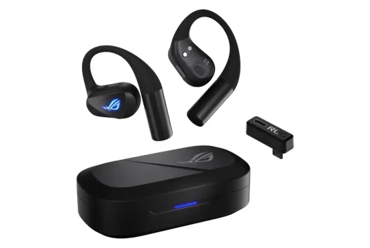 ASUS ROG Cetra Open Wireless, Earbuds Gaming Open-Ear dengan Audio Imersif dan Latensi Rendah ASUS ROG Cetra Open Wireless