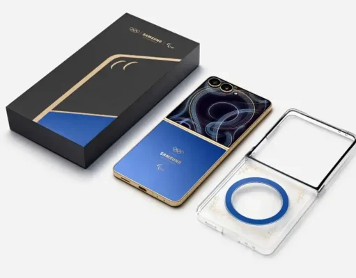 Samsung Bagikan Galaxy Z Flip7 Olympic Edition ke Atlet Olimpiade Milano Cortina 2026 Samsung Galaxy Z Flip7 Olympic Edition
