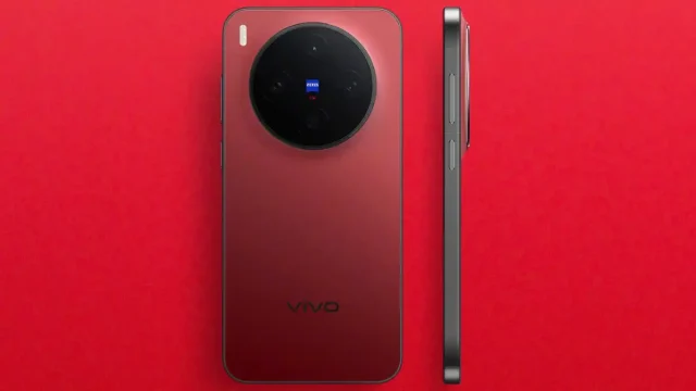 Vivo X300 Good Luck Red