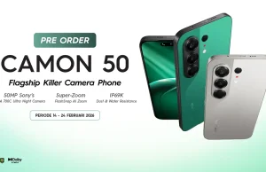 Pre-Order TECNO Camon 50 Resmi Dibuka di Indonesia, Bonus Umrah dan TWS Gratis! Pre-order TECNO Camon 50 4G