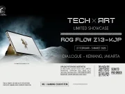 Resmi! ROG Flow Z13-KJP Edisi Terbatas Hanya 50 Unit di Indonesia Tech x Art Limited Showcase ROG Flow Z13-KJP
