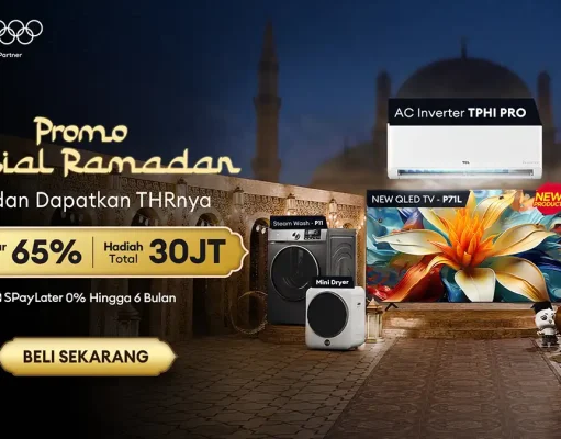Promo Ramadan TCL 2026: Belanja TV QLED hingga AC Inverter Berhadiah PS5 dan Smartphone Promo Spesial Ramadan TCL 2026