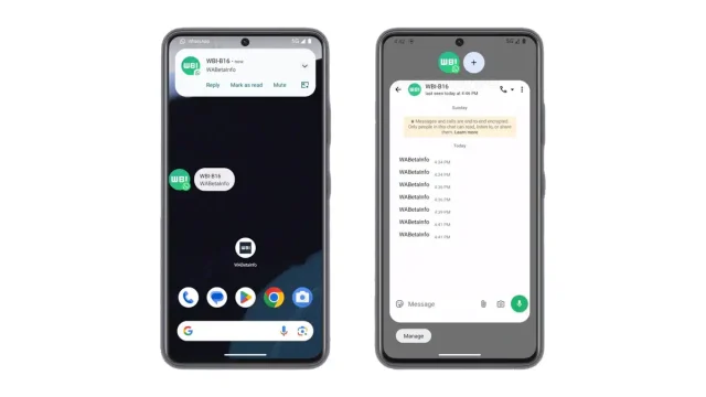 Notification Bubbles WhatsApp